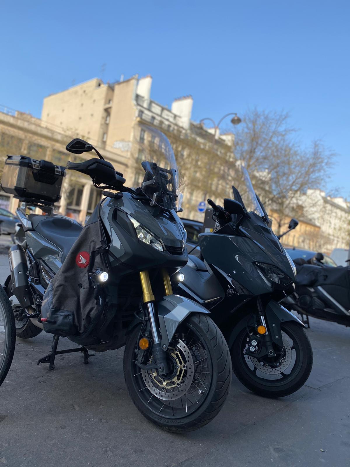 Moto en atelier Systeme Bike
